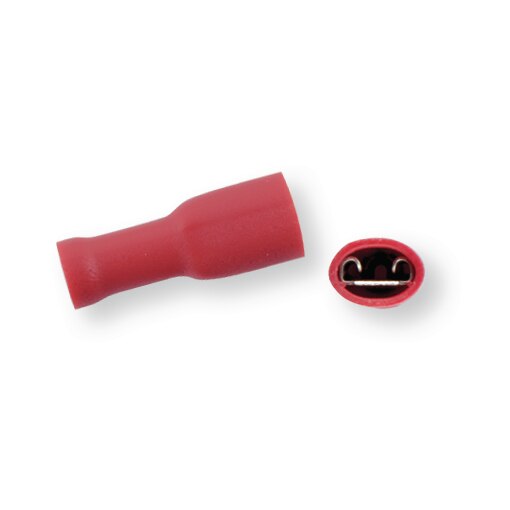 Isolierter Verbinder rot 4,8x0,5 mm